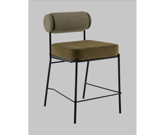 Стул полубарный Ponpoun зелёный, изображение 2 | Интернет магазин мебели и декора LifeDekor