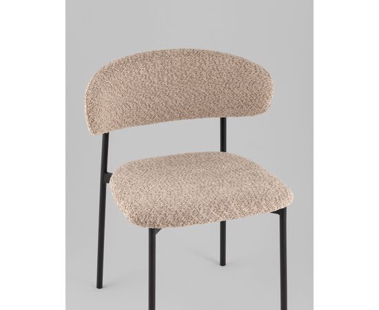 Стул Sevyn букле кофейный, изображение 8 | Интернет магазин мебели и декора LifeDekor