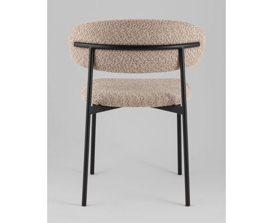 Стул Sevyn букле кофейный, изображение 5 | Интернет магазин мебели и декора LifeDekor