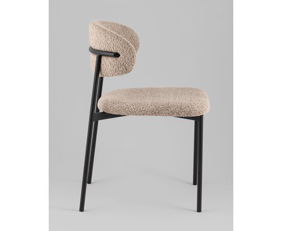 Стул Sevyn букле кофейный, изображение 4 | Интернет магазин мебели и декора LifeDekor