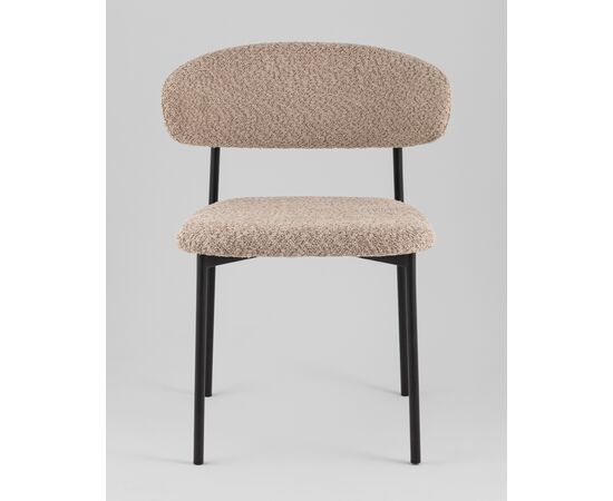 Стул Sevyn букле кофейный, изображение 3 | Интернет магазин мебели и декора LifeDekor