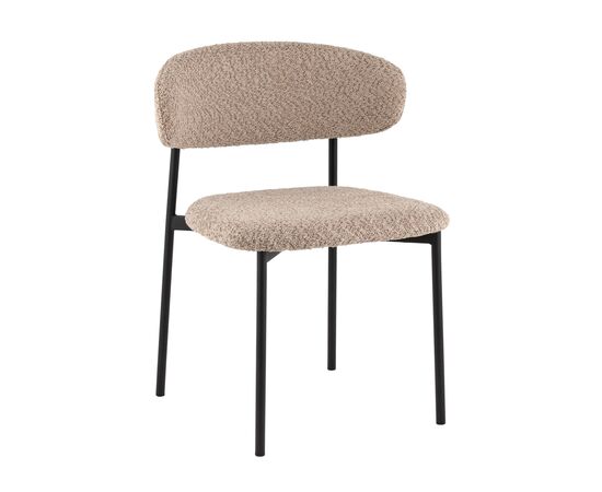 Стул Sevyn букле кофейный | Интернет магазин мебели и декора LifeDekor