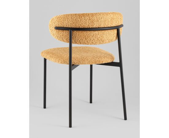 Стул Sevyn букле охра, изображение 8 | Интернет магазин мебели и декора LifeDekor