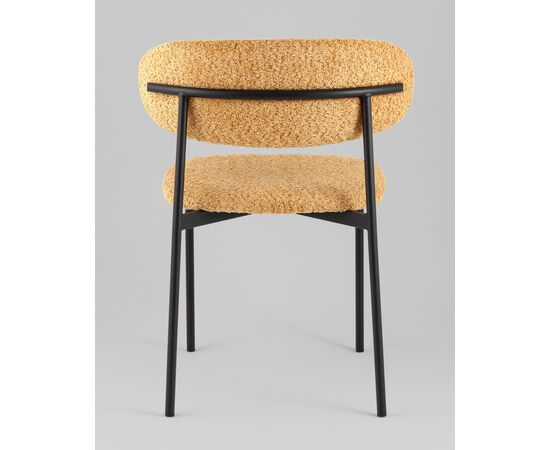 Стул Sevyn букле охра, изображение 7 | Интернет магазин мебели и декора LifeDekor