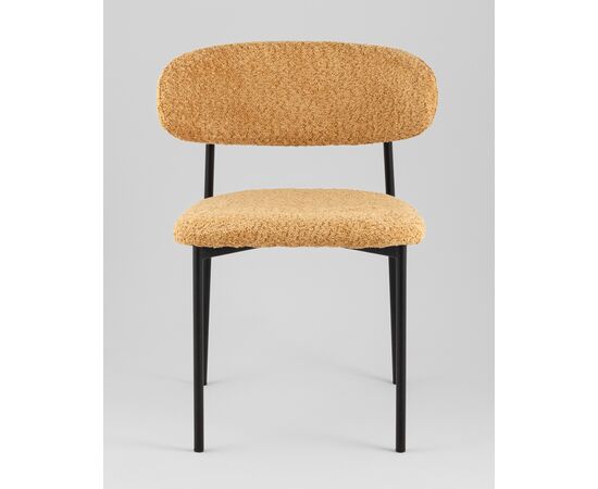 Стул Sevyn букле охра, изображение 5 | Интернет магазин мебели и декора LifeDekor