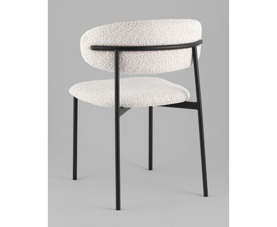 Стул Sevyn букле светло-серый, изображение 8 | Интернет магазин мебели и декора LifeDekor