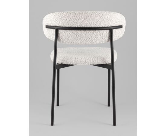 Стул Sevyn букле светло-серый, изображение 7 | Интернет магазин мебели и декора LifeDekor