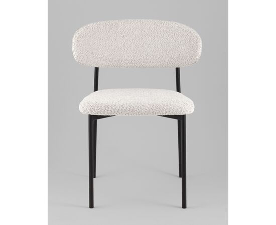 Стул Sevyn букле светло-серый, изображение 5 | Интернет магазин мебели и декора LifeDekor