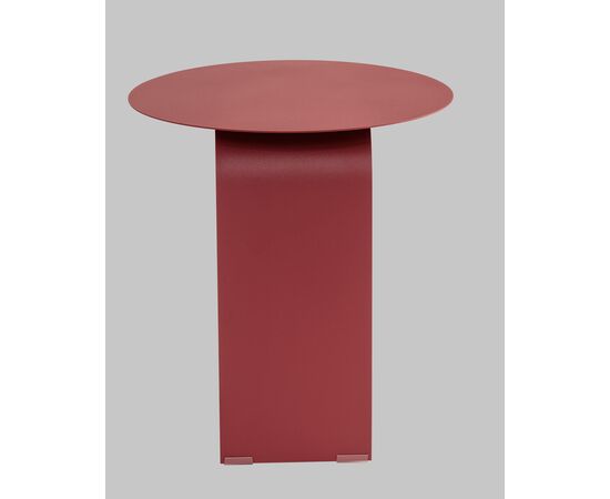 Журнальный столик Arwel металл бордовый, изображение 7 | Интернет магазин мебели и декора LifeDekor