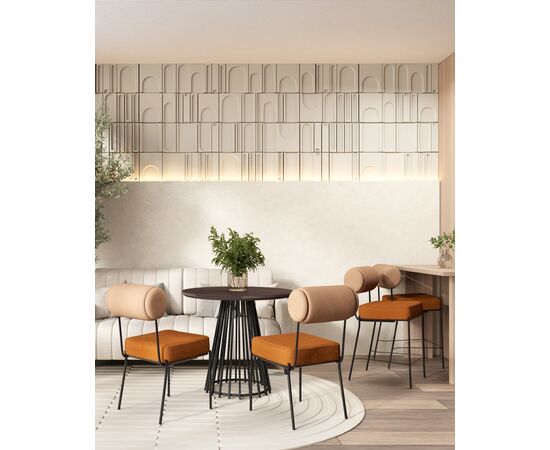 Стол обеденный Daphne 100*75 см темное дерево, изображение 3 | Интернет магазин мебели и декора LifeDekor