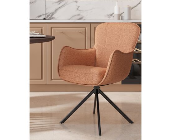 Стул обеденный Eima терракотовый, изображение 4 | Интернет магазин мебели и декора LifeDekor