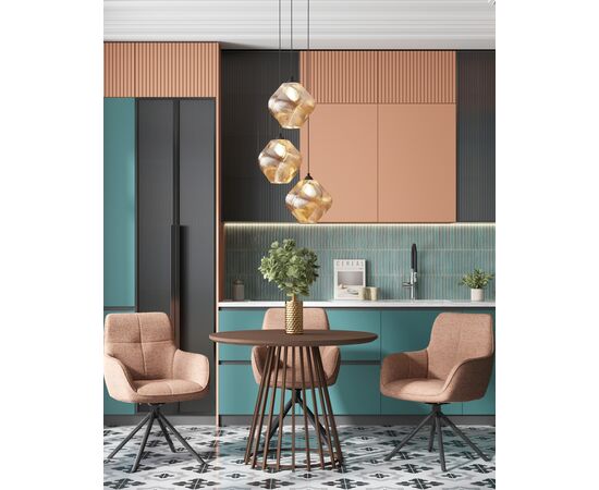 Стул обеденный Edme коралловый, изображение 3 | Интернет магазин мебели и декора LifeDekor