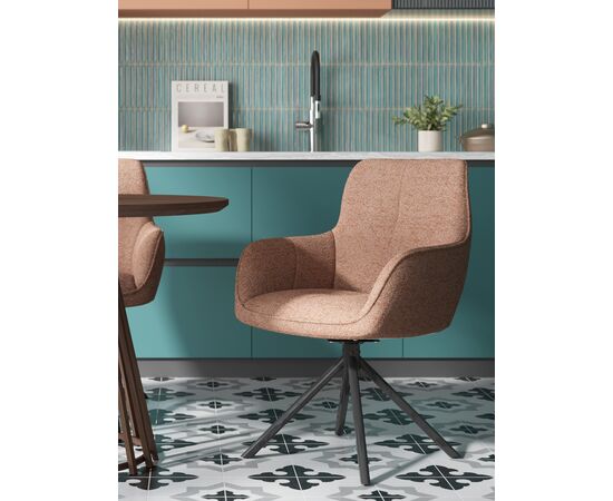 Стул обеденный Edme коралловый, изображение 4 | Интернет магазин мебели и декора LifeDekor