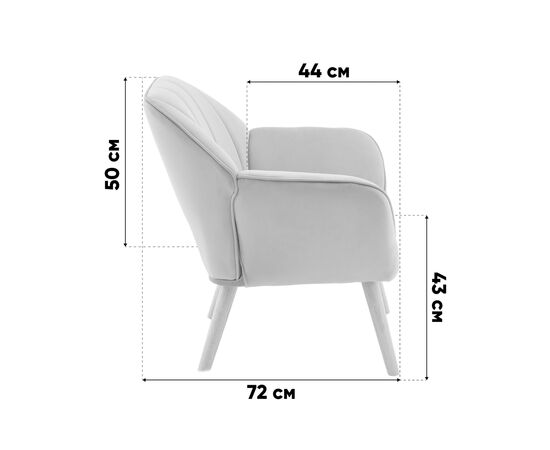 Кресло Руди травяной, изображение 10 | Интернет магазин мебели и декора LifeDekor