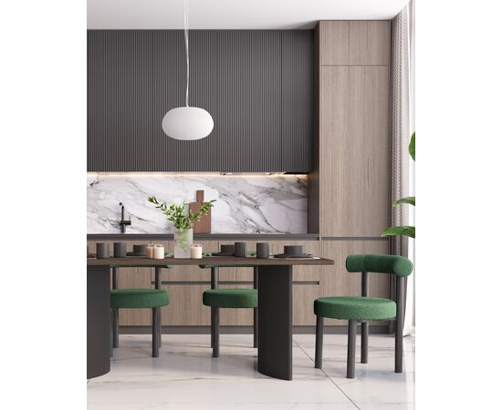 Стол обеденный Celestia 180*90*75 см темное дерево, изображение 4 | Интернет магазин мебели и декора LifeDekor