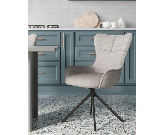 Стул обеденный Irigo светло-серый, изображение 4 | Интернет магазин мебели и декора LifeDekor