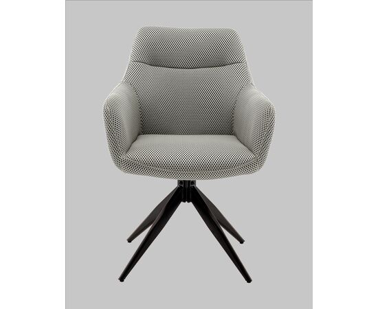 Стул обеденный Enid серо-зеленый ткань Sonic, изображение 3 | Интернет магазин мебели и декора LifeDekor