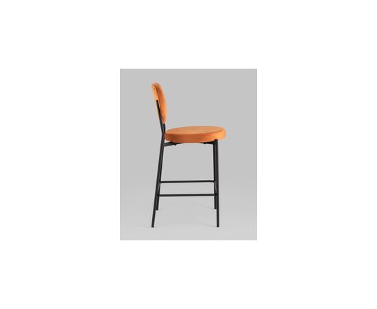 Стул полубарный Барбара NEW велюр терракотовый 2 шт., изображение 4 | Интернет магазин мебели и декора LifeDekor