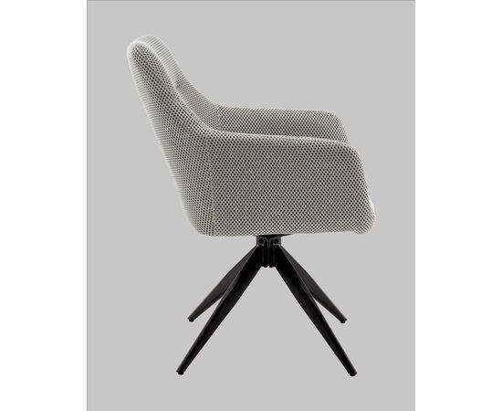 Стул обеденный Enid серо-зеленый ткань Sonic, изображение 4 | Интернет магазин мебели и декора LifeDekor