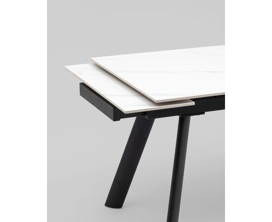 Стол Нэд 120-180/80/76 см столешница керамика Snow Mountain Stone, изображение 10 | Интернет магазин мебели и декора LifeDekor