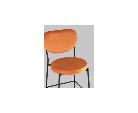 Стул полубарный Барбара NEW велюр терракотовый 2 шт., изображение 8 | Интернет магазин мебели и декора LifeDekor