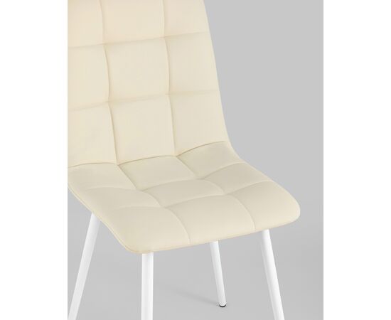 Стул Oliver экокожа белый белые ножки 2 шт, изображение 8 | Интернет магазин мебели и декора LifeDekor