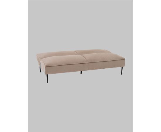 Диван прямой Кассель велюр рельефный бежевый, изображение 9 | Интернет магазин мебели и декора LifeDekor