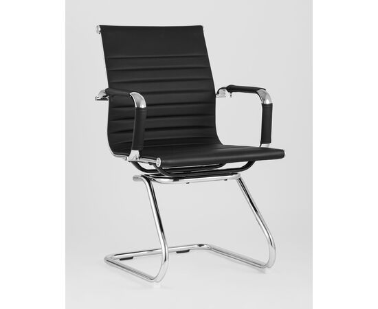 Кресло для посетителей TopChairs Visit черное 2 шт., изображение 2 | Интернет магазин мебели и декора LifeDekor