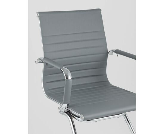 Кресло для посетителей TopChairs Visit серое 2 шт., изображение 10 | Интернет магазин мебели и декора LifeDekor
