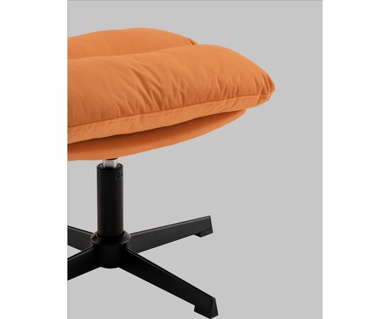 Кресло Оррелл терракотовый с оттоманкой, изображение 8 | Интернет магазин мебели и декора LifeDekor