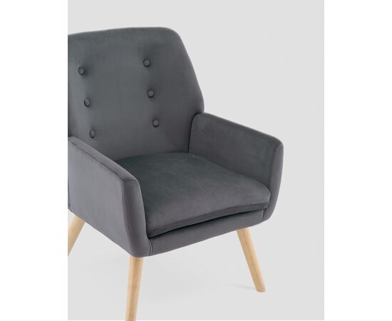 Кресло Райт серый, изображение 8 | Интернет магазин мебели и декора LifeDekor