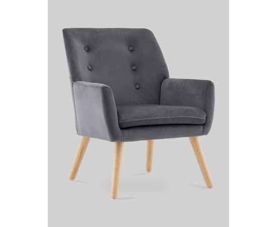 Кресло Райт серый, изображение 2 | Интернет магазин мебели и декора LifeDekor
