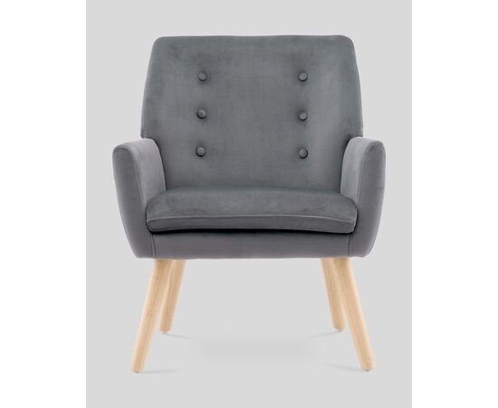 Кресло Райт серый, изображение 3 | Интернет магазин мебели и декора LifeDekor