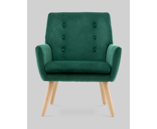Кресло Райт тёмно-зелёный, изображение 3 | Интернет магазин мебели и декора LifeDekor