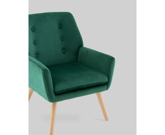 Кресло Райт тёмно-зелёный, изображение 8 | Интернет магазин мебели и декора LifeDekor