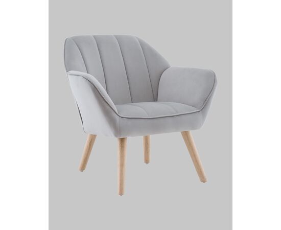 Кресло Руди серебристый, изображение 2 | Интернет магазин мебели и декора LifeDekor