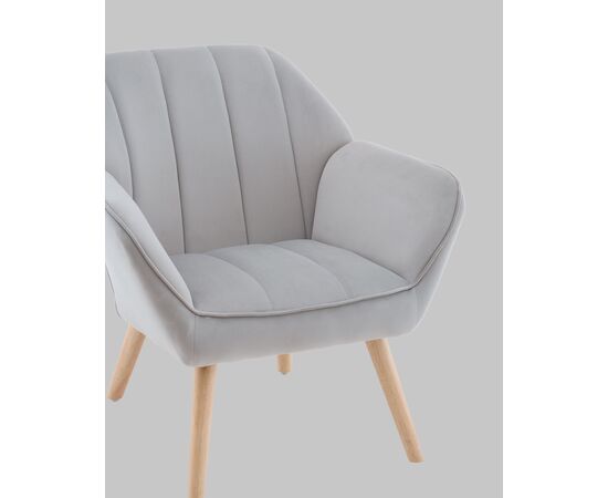 Кресло Руди серебристый, изображение 8 | Интернет магазин мебели и декора LifeDekor