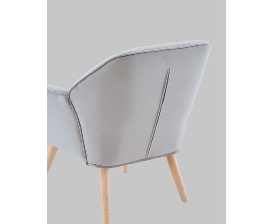 Кресло Руди серебристый, изображение 7 | Интернет магазин мебели и декора LifeDekor