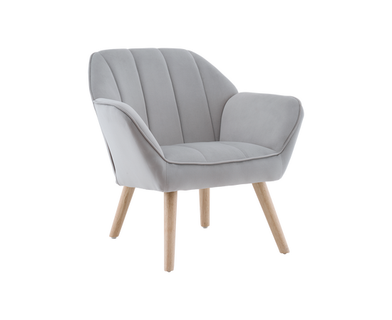 Кресло Руди серебристый | Интернет магазин мебели и декора LifeDekor