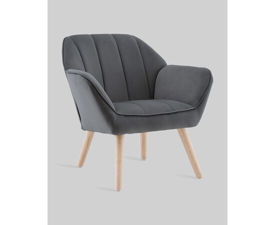 Кресло Руди серый, изображение 2 | Интернет магазин мебели и декора LifeDekor