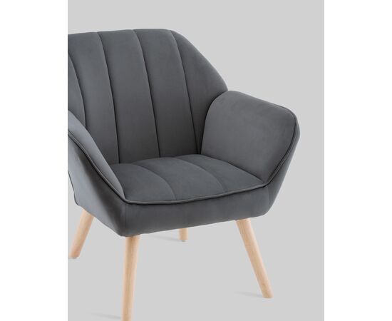 Кресло Руди серый, изображение 8 | Интернет магазин мебели и декора LifeDekor