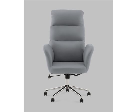 Кресло руководителя TopChairs Solid серый, изображение 5 | Интернет магазин мебели и декора LifeDekor