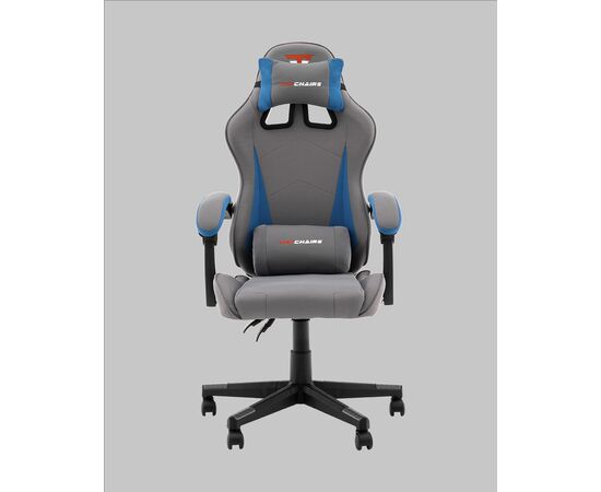 Кресло спортивное TopChairs Phantom серо-голубой, изображение 5 | Интернет магазин мебели и декора LifeDekor