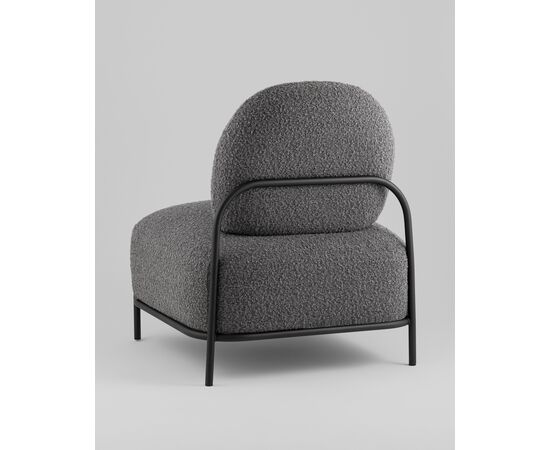 Кресло Стоун new ткань букле тёмно-серый, изображение 6 | Интернет магазин мебели и декора LifeDekor