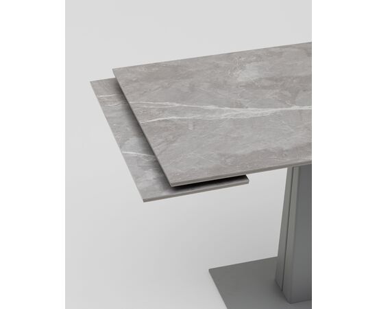 Стол Арнон 120-180/80/76 см керамика Larka grey, изображение 3 | Интернет магазин мебели и декора LifeDekor