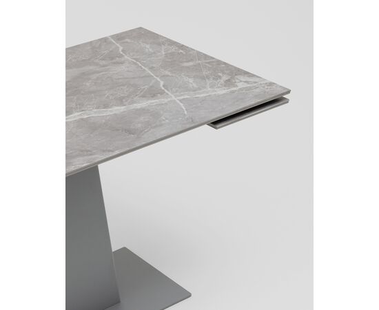 Стол Арнон 120-180/80/76 см керамика Larka grey, изображение 4 | Интернет магазин мебели и декора LifeDekor