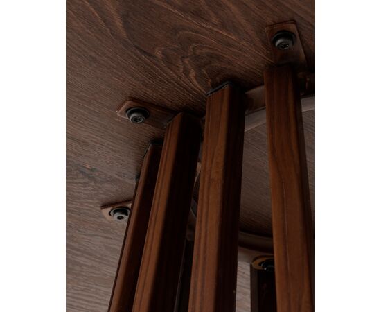 Стол обеденный Daphne 100*75 см орех, изображение 10 | Интернет магазин мебели и декора LifeDekor