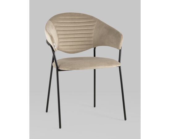 Стул Алексис велюр капучино 2 шт, изображение 2 | Интернет магазин мебели и декора LifeDekor