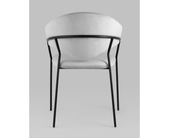 Стул Алексис велюр серый 2 шт, изображение 5 | Интернет магазин мебели и декора LifeDekor