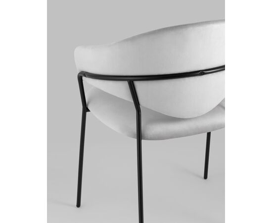 Стул Алексис велюр серый 2 шт, изображение 7 | Интернет магазин мебели и декора LifeDekor